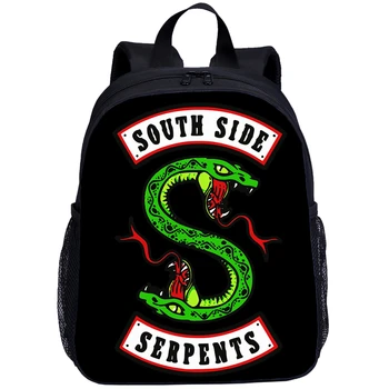 

Riverdale South Side Serpents Mini Backpacks Kids Boys Girls School Bag 13Inch Bookbag Satchel Mochila Escolar Bolso