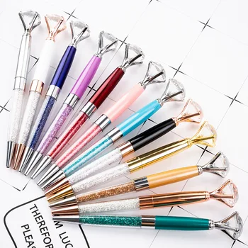 

20 Pcs Per Set Wholesale Great Diamond Metal Ball Point Pen Metal Pen Crystal Pen Gift Wholesale