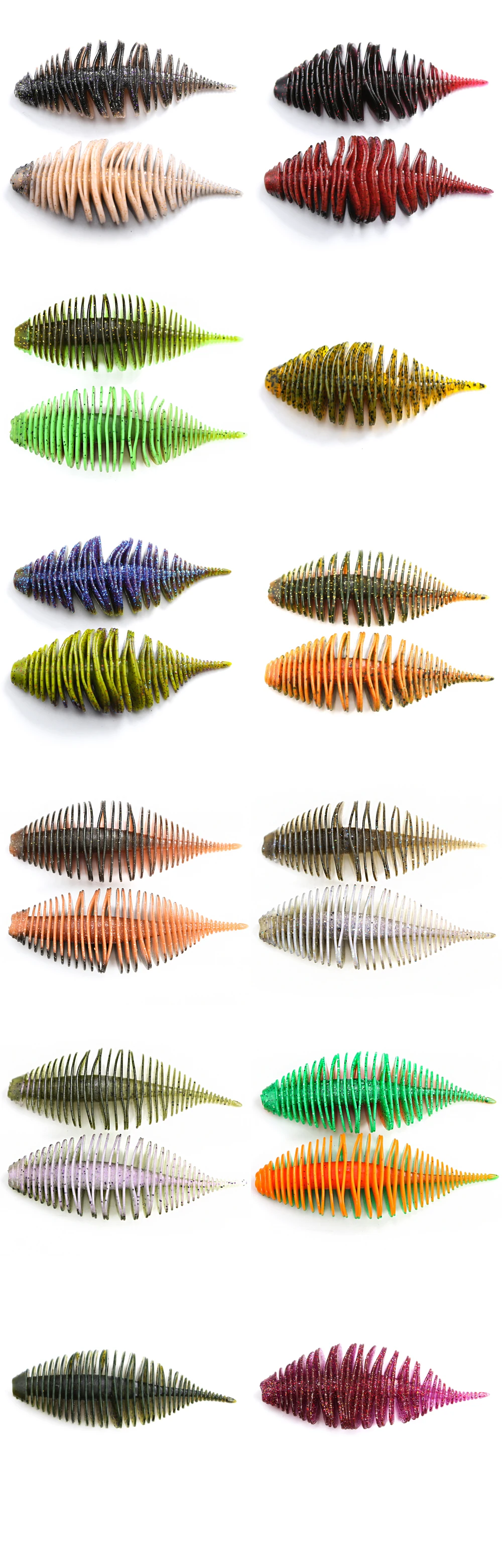 B&U BELLOWS GILL Soft Lure Worm Fishing Bass Lure Silicone Baits Soft Rubber For Fishing Swimbait Artificial leurre souple B&U BELLOWS GILL Soft Lure Worm Fishing Bass Lure Silicone Baits Soft Rubber For Fishing Swimbait Artificial leurre souple