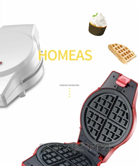 Waffles Maker Electric Waffle Machine Removable Plates 800W Breakfast  Machine Bubble Egg Cake Oven 220V Waflera Mini Pot