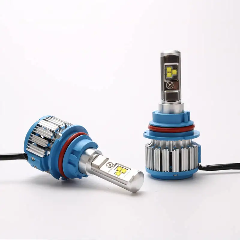 Xenplus 2 шт. автомобиль свет светодиодный H11 Turbo H4 H3 H7 H8 H9 H1 HB3 HB4 H27 H13 фара Cree чип 8000LM 12V лампа с CANBUS для авто - Испускаемый цвет: 9007 HB5