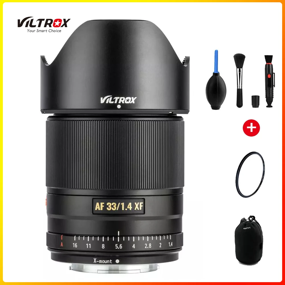 VILTROX 33 мм F1.4 XF AF 33/1.4 STM автофокусом объектив с фиксированным фокусным расстоянием