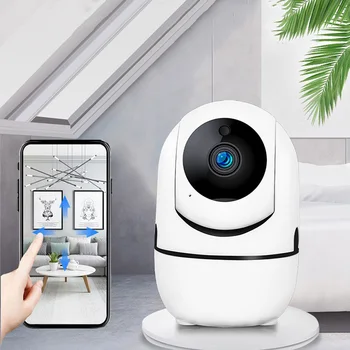 

Smart AI IP Camera 1080P Wifi IP Camera 360° Night Version PTZ Surveillance Wireless Security Cameras System Home Baby Monitor