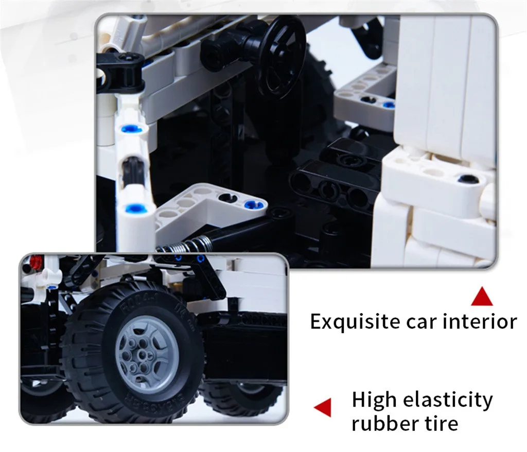 2,4G пульт дистанционного управления D-efender SUV RC автомобиль Moc строительные блоки DIY Дети внедорожник Грузовик игрушки для детей мальчик дети# g4