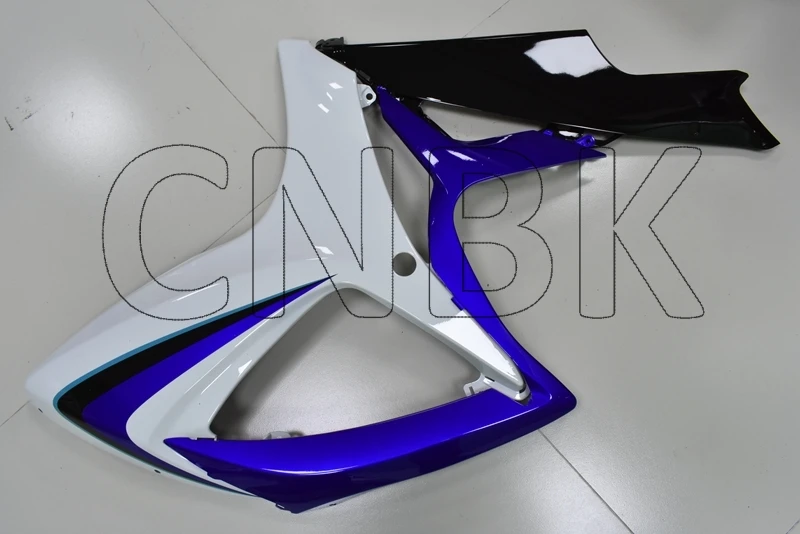 Для GSXR 600 2006 Пластиковые обтекатели GSXR 750 2006 синий белый черный Обтекатели для Suzuki GSXR600 2006-2007 K6 обтекатели