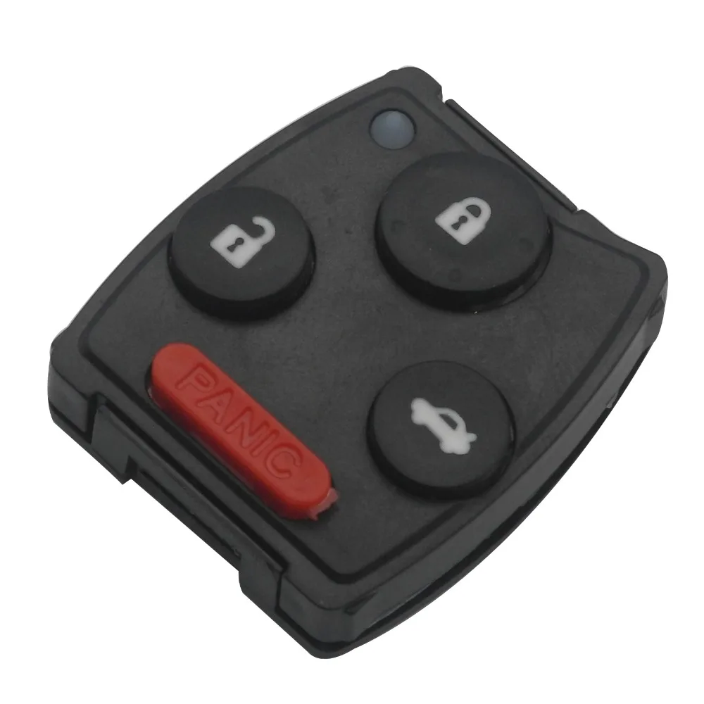 Jingyuqin 10 шт. с кнопками pad бесключевая запись дистанционного ключа автомобиля оболочки брелок для Honda Accord 2003 2004 2005 2006 2007
