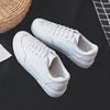 Women Sneakers Leather Shoes Spring Trend Casual Flats Sneakers Female New Fashion Comfort White  Vulcanized Platform Shoes ► Photo 2/6