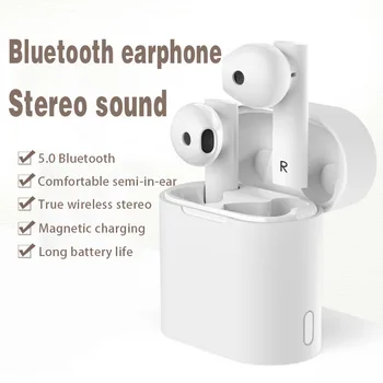 M6 zestaw słuchawkowy Bluetooth TWS prawdziwe bezprzewodowe obuuszne 5 0 Stereo Motion inteligentny głos anty-hałas tanie i dobre opinie douszne Dynamiczny CN (pochodzenie) True Wireless 100dB 32mW Do gier wideo do telefonu komórkowego Słuchawki HiFi NONE