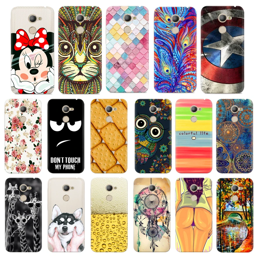 Soft TPU Cases for Fundas Vodafone Smart N8 5.0 Inch Cover Silicone Cartoon Phone Shell N 8 Covers |