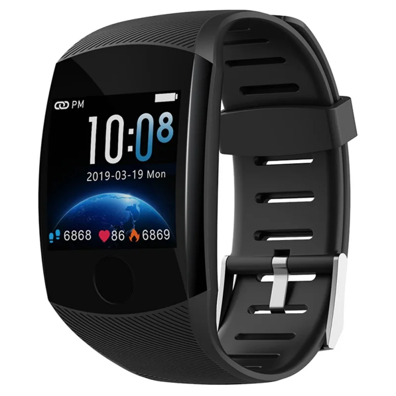 

Multifunction Waterproof Smart Watch Fitness Bracelet Big Touch Screen Message remind Heart RateTime Activity Tracker Wristband!