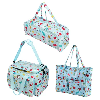 

Embroidery Storage Bag Practical Multi-functional Durable Crochet Hooks Organizer Sewing Tools Thread Yarn Holder