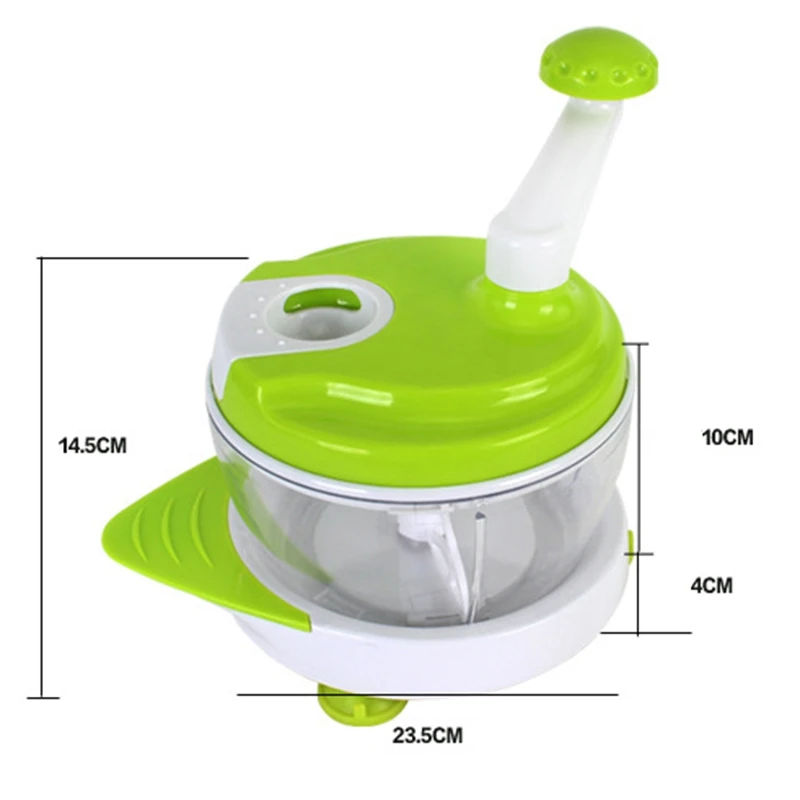 Zuoyou 2.5L кухонный ручное питание процессорный микшер яичный блендер измельчитель для мяса овощерезка измельчитель лезвие из нержавеющей стали резак