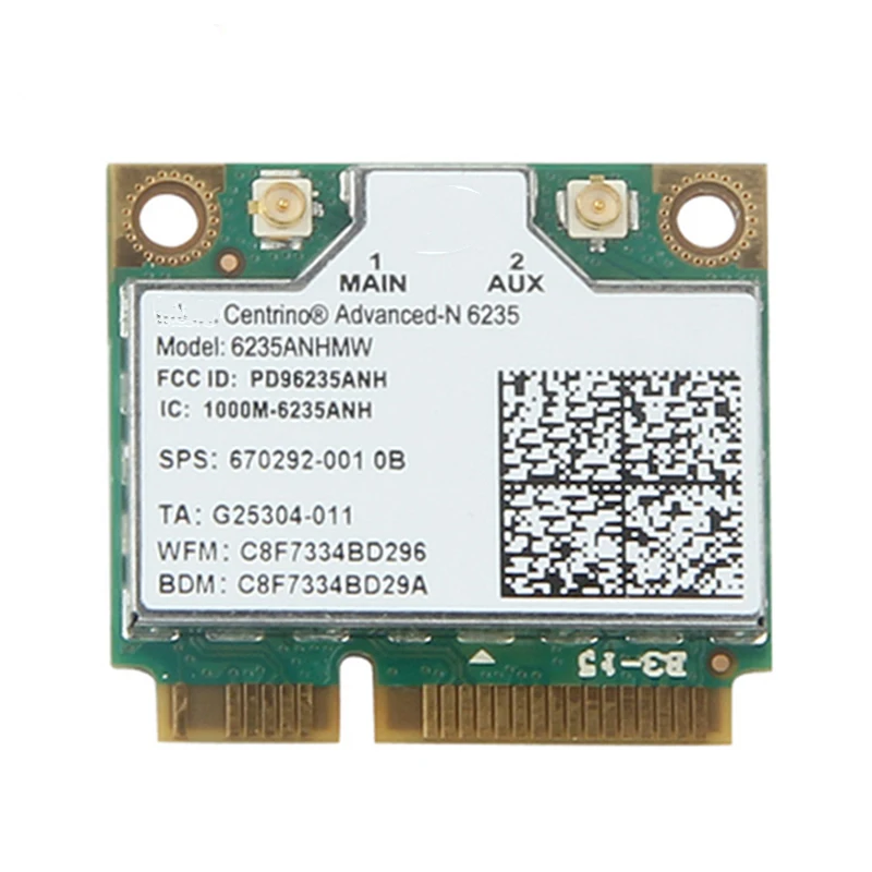 300M Intel Dual Band Advance-N 6205 62205AN.HMWG PCIE WiFi Wireless Network Card