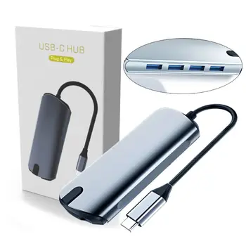 

5-in-1 USB HUB 3 0 Type C Adapter 4 Ports USB 3.0 Splitter High Speed for Notebook PC Computer Accessories Hub USB