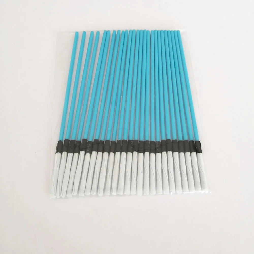 100pcs Oam Brand Fiber Optic Cleaning Sticks Cotton Swab 1.25mm For Lc Mu Connector Or 2.5mm For
