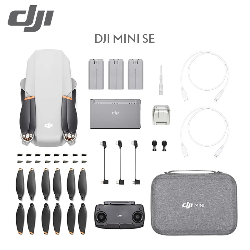 DJI Mini SE FCC версия 2 7 K камера Дрон 4KM HD видео передача RC вертолет GPS Квадрокоптер