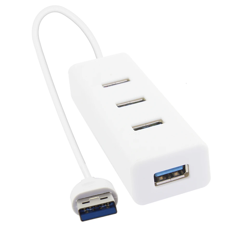 CHYI Мульти Usb 3,0 концентратор микро 4 порта Usb3.0 хаб сплиттер адаптер Мини Портативный высокоскоростной компьютер аксессуары для ПК MacBook