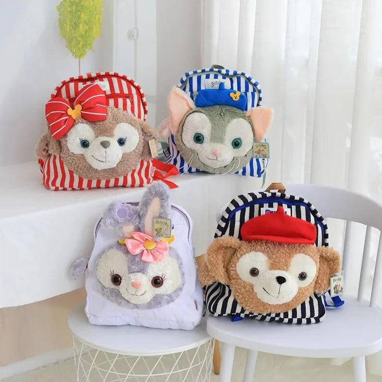 Большой медведи Duffy и shelliemay Роза gelatoi stellalou Rabbit Плюшевый Рюкзак-игрушка сумка для детей школьный подарок на день рождения для девочек