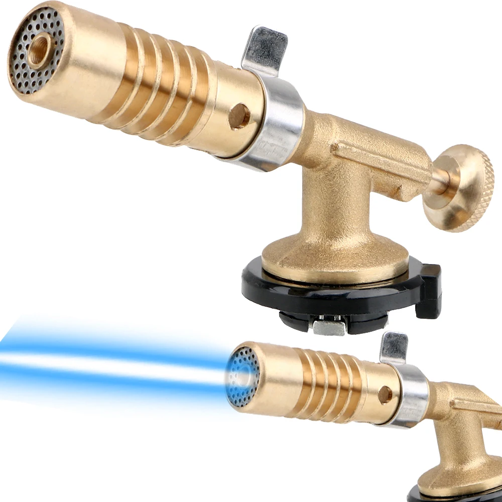 Ручной газовый факел медная Бутановая газовая горелка зажигалка для нагрева