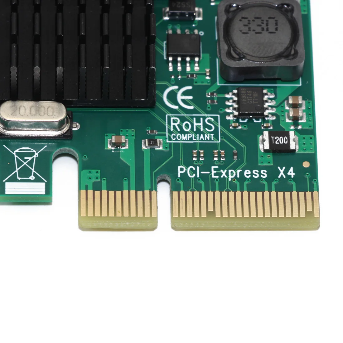 XT-XINTE PCI-E к USB3.1 type-c Двухпортовая плата расширения Pcie 4x к USB 3,1 type-A адаптер для настольных ПК материнская плата