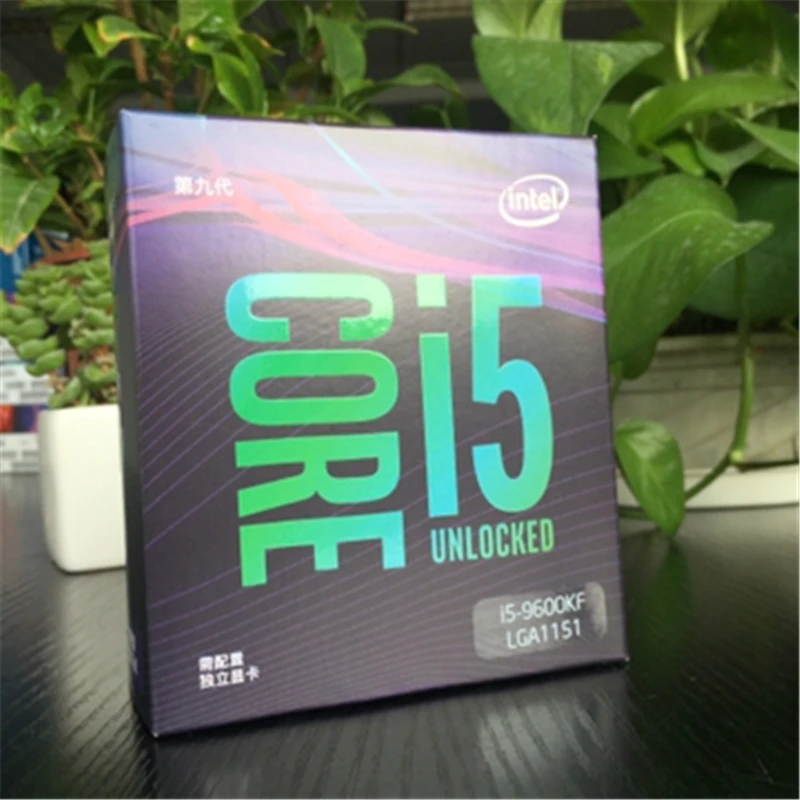 Процессор Intel Core i5-9600KF для настольных ПК 6 ядер до 4,6 ГГц Turbo разблокирован без процессора Графика LGA1151 серии 300 95 Вт