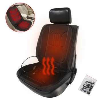 

2x 12V Heated Car Seat Cushion Cover Seat Heater Warmer Winter Household Cushion