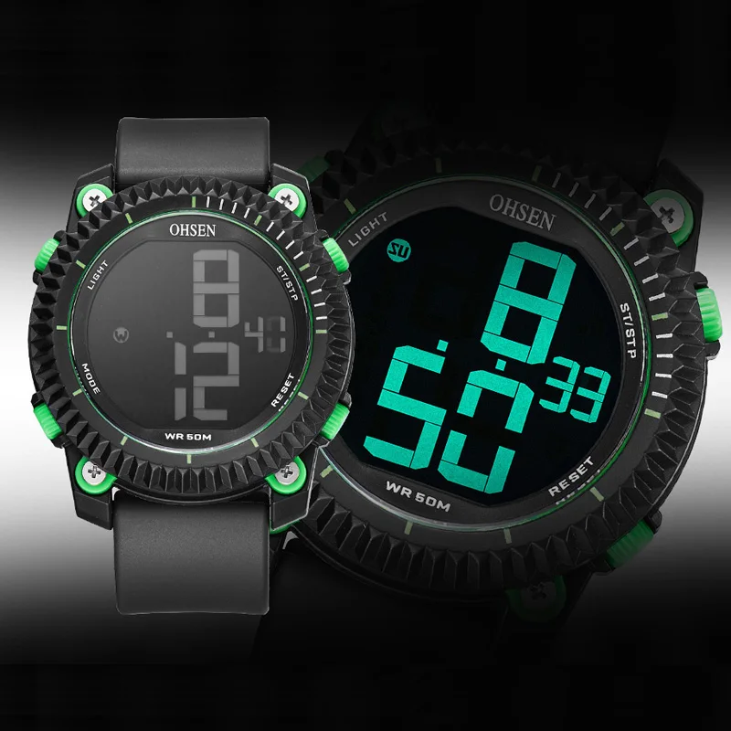 digital watch big display