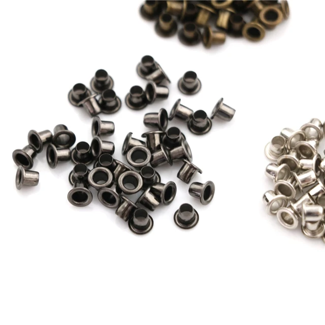 20/50Pcs Mini Eyelet Buttons for DIY Doll Belt Buckles Metal Buckle Snap Button Bag Shoes Clothes Sewing Accessories 1.5/2.5mm 2