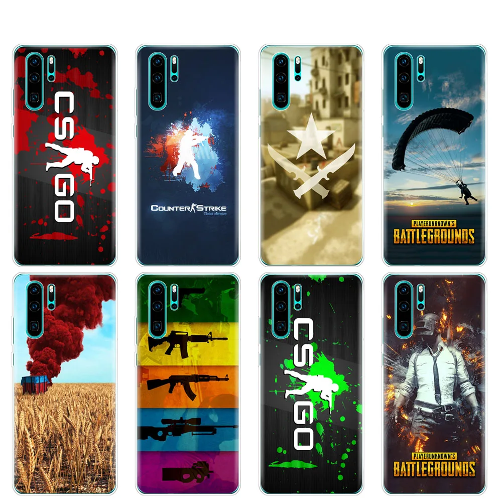 Силиконовый чехол для телефона huawei P30 PRO LITE P SMART 2019 plus p smart Z p20 lite Counter Strike CS GO PUBG |