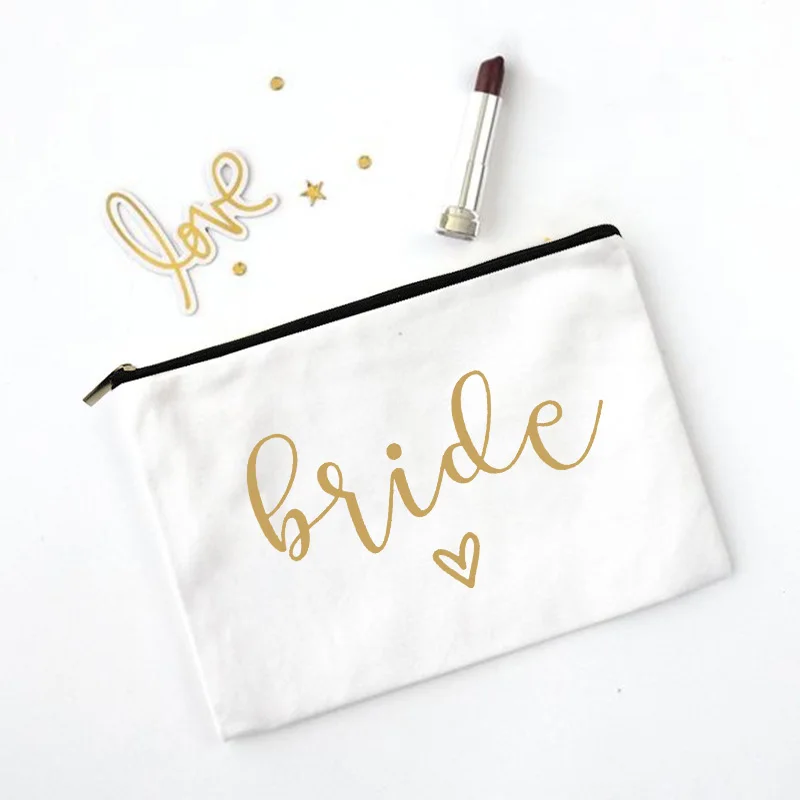 Team Bride Makeup Bag