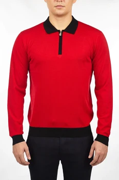 

Billionaire sweater men's 2019 winter New fashion Zipper red high quality embroidery Comfortable L-4XL free shipping