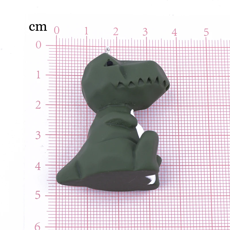 2 шт динозавр Панда Кролик Смола амулеты брелок ювелирных изделий Diy 3D ремесло животное автомобиль брелок ожерелье Подвески аксессуар