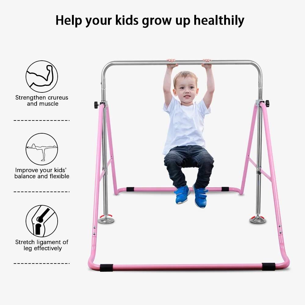 Gymnastics Training & Swing for Kids 4 Adjustable Height Sadoun.com
