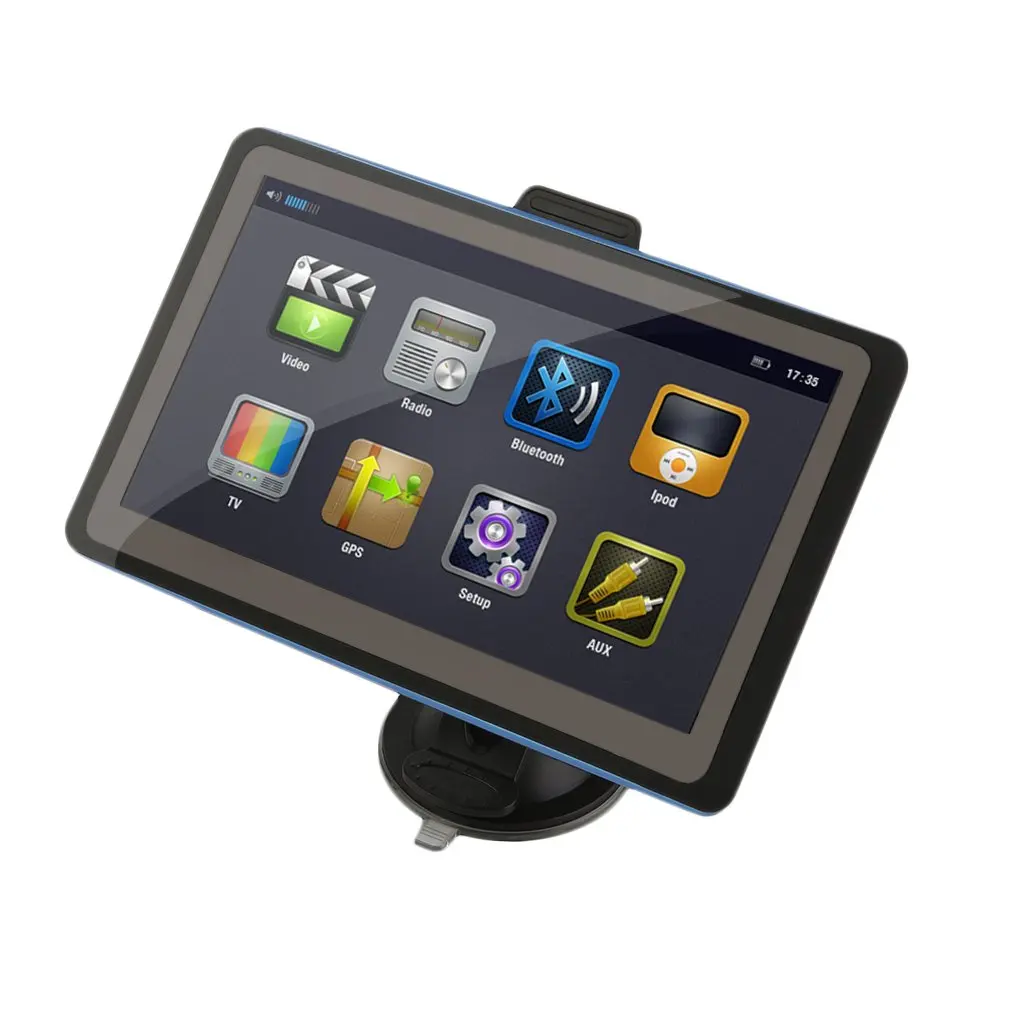 7 дюймов транспортных средств gps навигация SAT NAV 8 Гб навигатор с солнцезащитным козырьком Америка карта высокочувствительный gps приемник для автомобиля грузовик