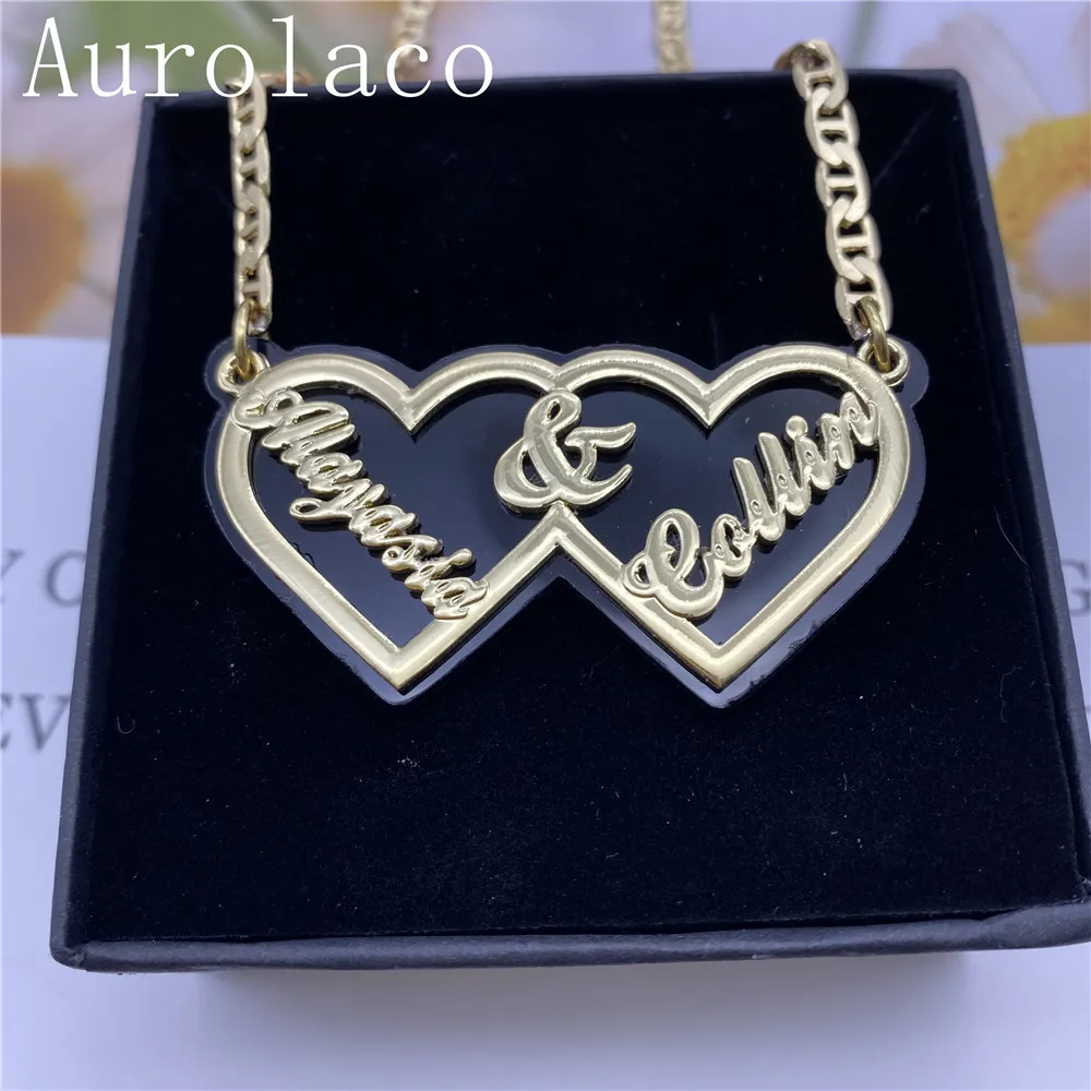 Aurolaco Custom Name Necklace Flat day 