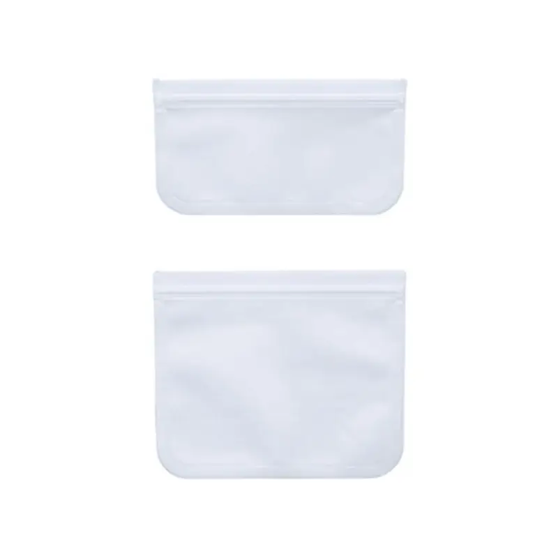 

A Set Translucent Frosted PEVA Food Storage Bag Refrigerator Self-sealing Bag