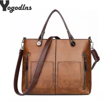 Женские сумки с верхней ручкой, винтажные сумки, женская повседневная большая сумка на плечо, сумка-тоут для девушек, с карманами, снаружи, сумки через плечо, сумки-тоут