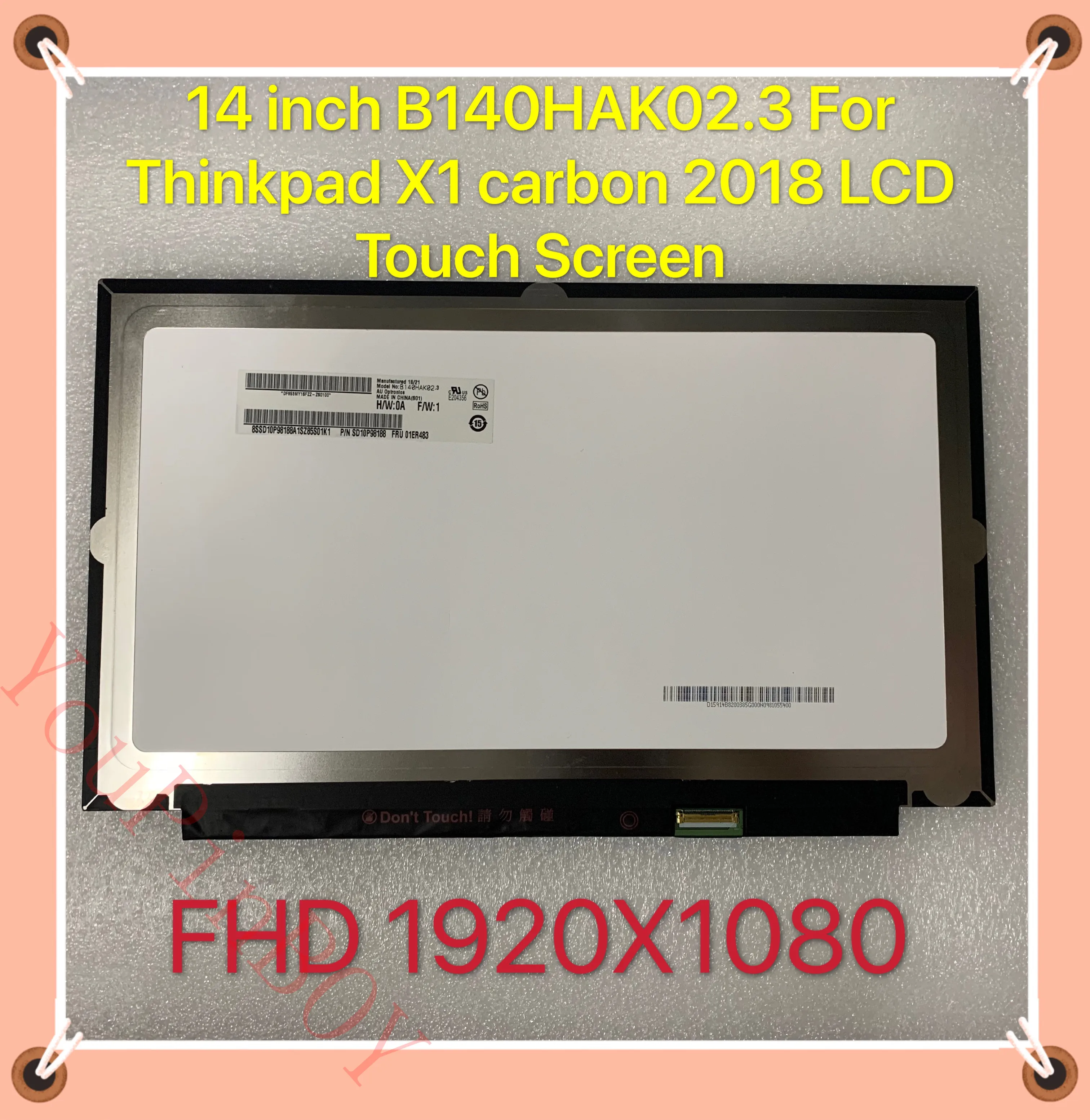 Оригинальный светодиодный ЖК-дисплей FHD 14 0 дюйма сенсорный экран с дигитайзером