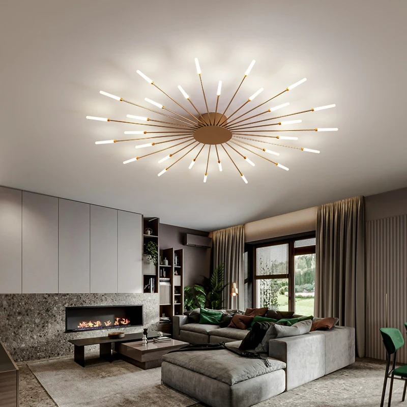 quarto casa lustre moderno conduziu lampada 02