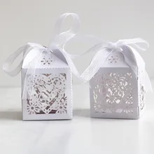 Любовь Сердце Свадебная коробка Подарочная коробка упаковка на заказ цвета любимые коробки для торта украшения дома 50 шт./лот