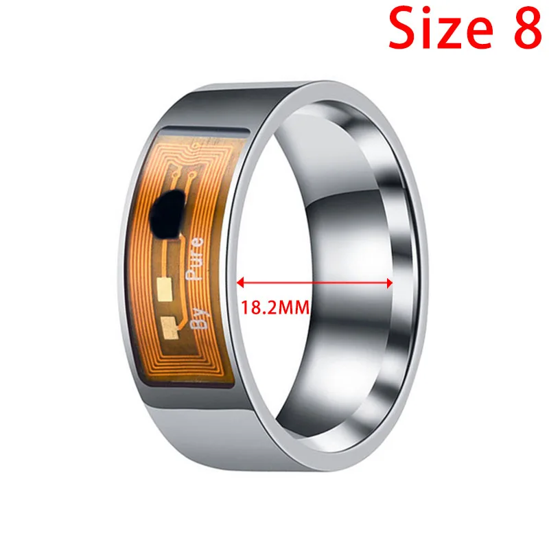NFC умное кольцо, ID карта, многофункциональное, водонепроницаемое, интеллектуальное, волшебное, умное, носить палец, цифровое кольцо для Android Windows, NFC Кольцо - Color: 12