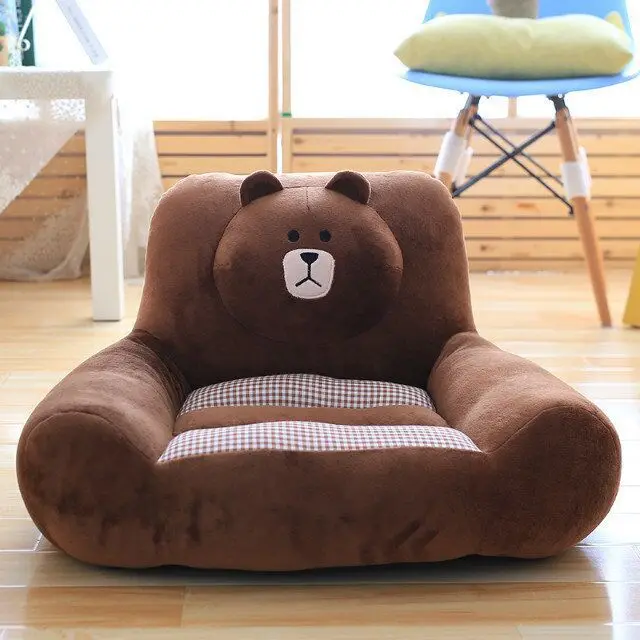 

Washable Plush Toys Cartoon Animal Sofa Children Adult Paragraph Puppy Cat Bear Floor Seat