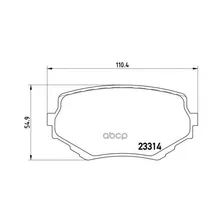 Колодки Тормозные Передние Brembo P79009 Brembo арт. P79009