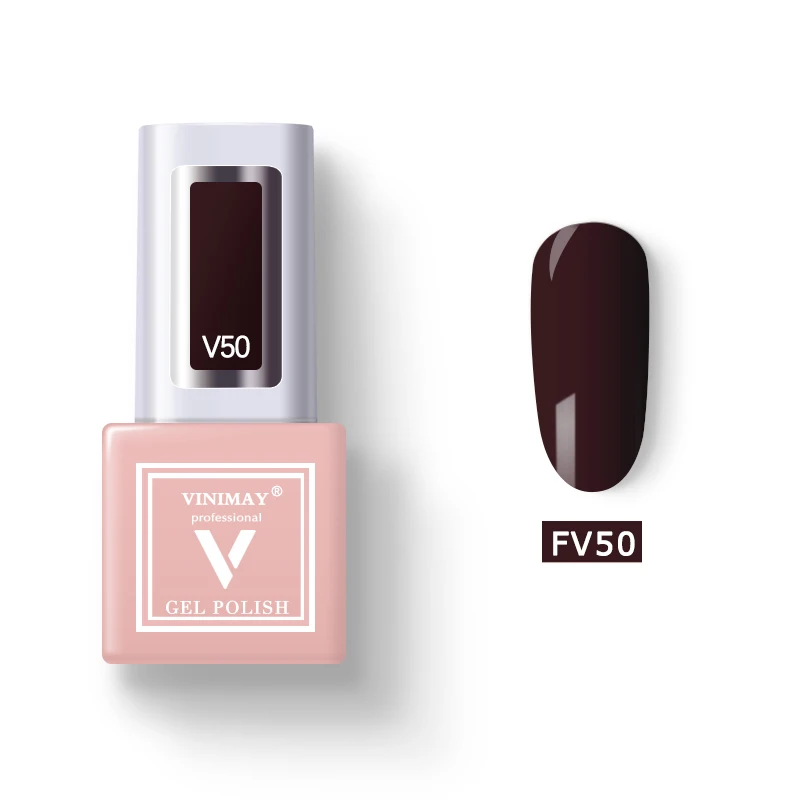 Лак для ногтей VINIMAY 60 цветов полуперманентный УФ-гель-лак для ногтей, праймер, удаляемый замачиванием, гелевое покрытие для маникюра - Цвет: FV50