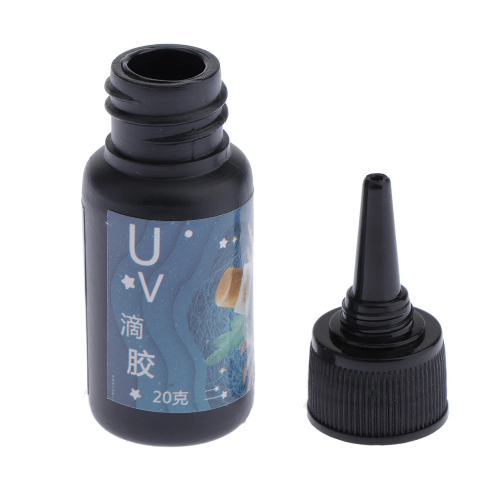 Crystal Epoxy Liquid UV Resin Glue Solar Cure Sunlight Activated Hard Glue for Jewelry DIY Necklace Pendant Cabochon Tools