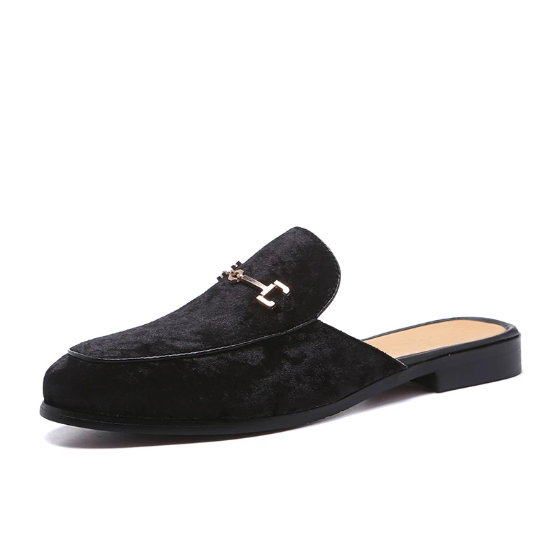 mens backless slip on shoes