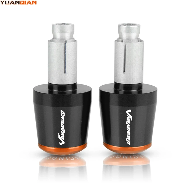 For HONDA XL1000/V/VARADERO XL 1000 1999-2013 2000 2001 2002 2003 7/8'' 22mm Motorcycle handlebar grips ends handle bar grip end black orange