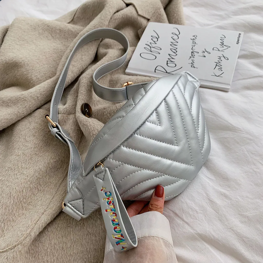 Sleeper# W401 поясная сумка женская новая сумка на груди с нитками Модные Карманы Повседневная сумка на плечо сумка-мессенджер одноцветная
