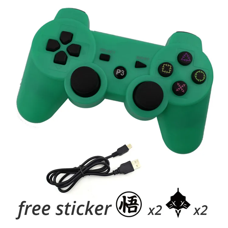 Данные лягушка беспроводной геймпад для sony PlayStation 3 геймпады PS3 ПК джойстик игровой контроллер Bluetooth двойная вибрация
