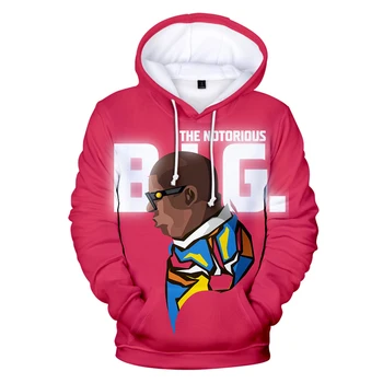 

B.I.G BIGGIE 3D Hoodies Men/Women Autumn and winter Long Sleeve Hooded Sweatshirt Trendy Streetwear Tops